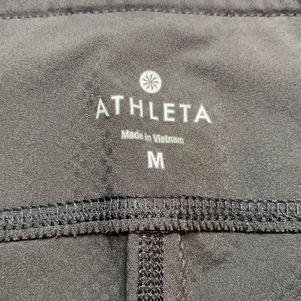 Athleta Sleek Breathable Active Ankle Pant Black M‎ - Picture 7 of 14